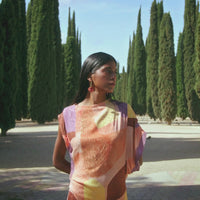 Lavani Pendientes Bindu Naranja