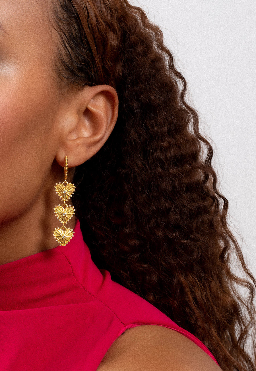 Lavani Pendientes Corazón Synergy