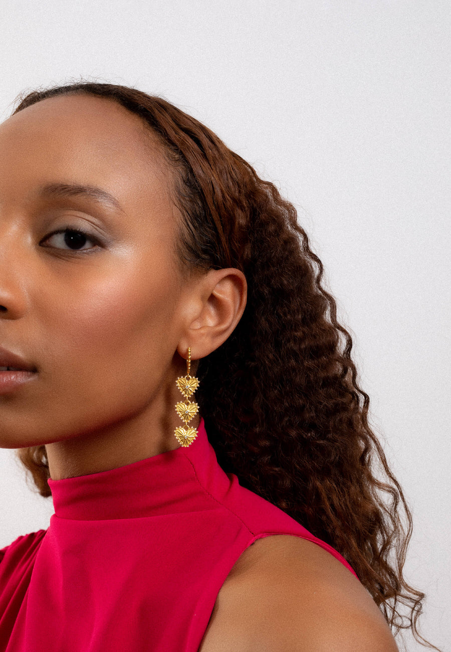 Lavani Pendientes Corazón Synergy