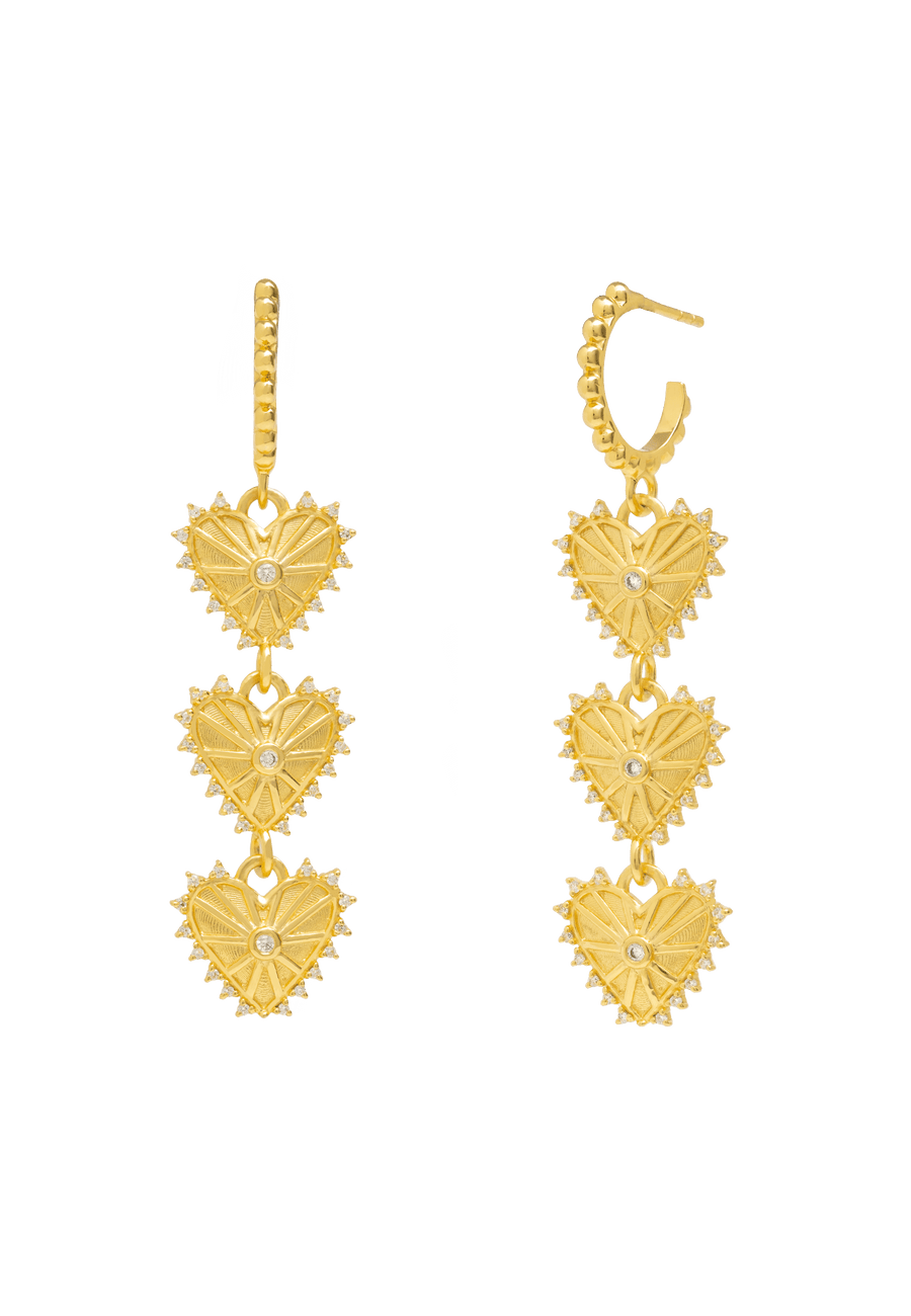 lavani Pendientes Corazón Synergy