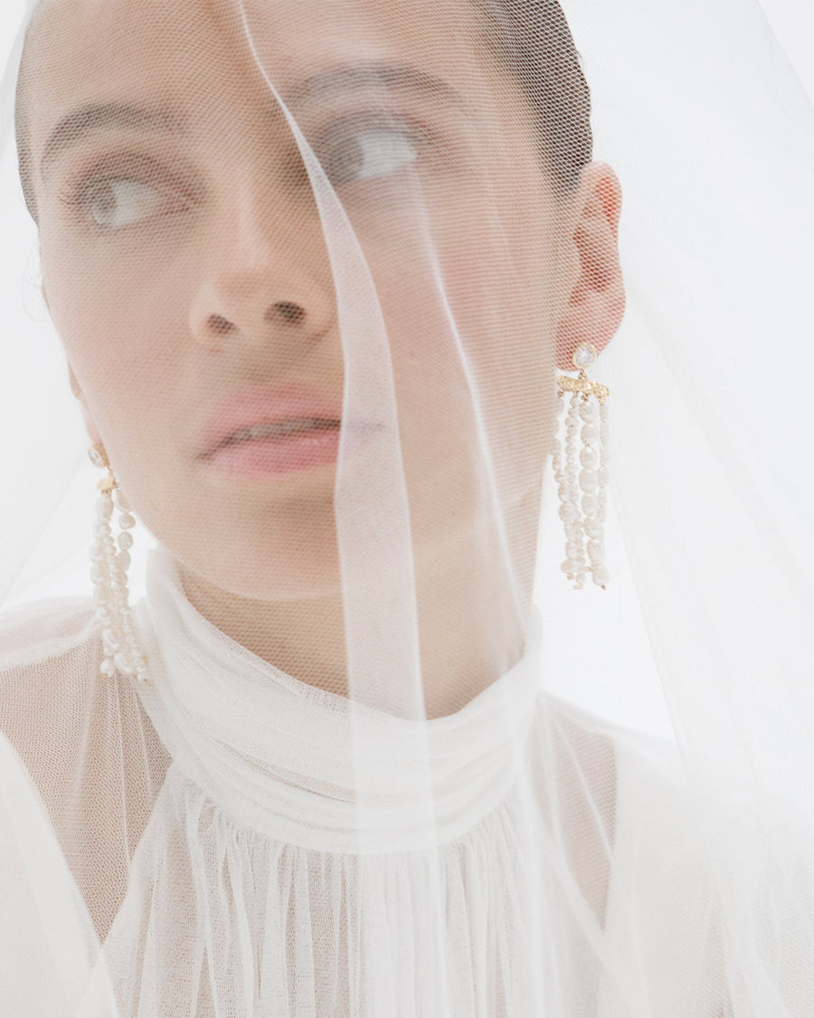 Lavani Pendientes Cyra Flecos