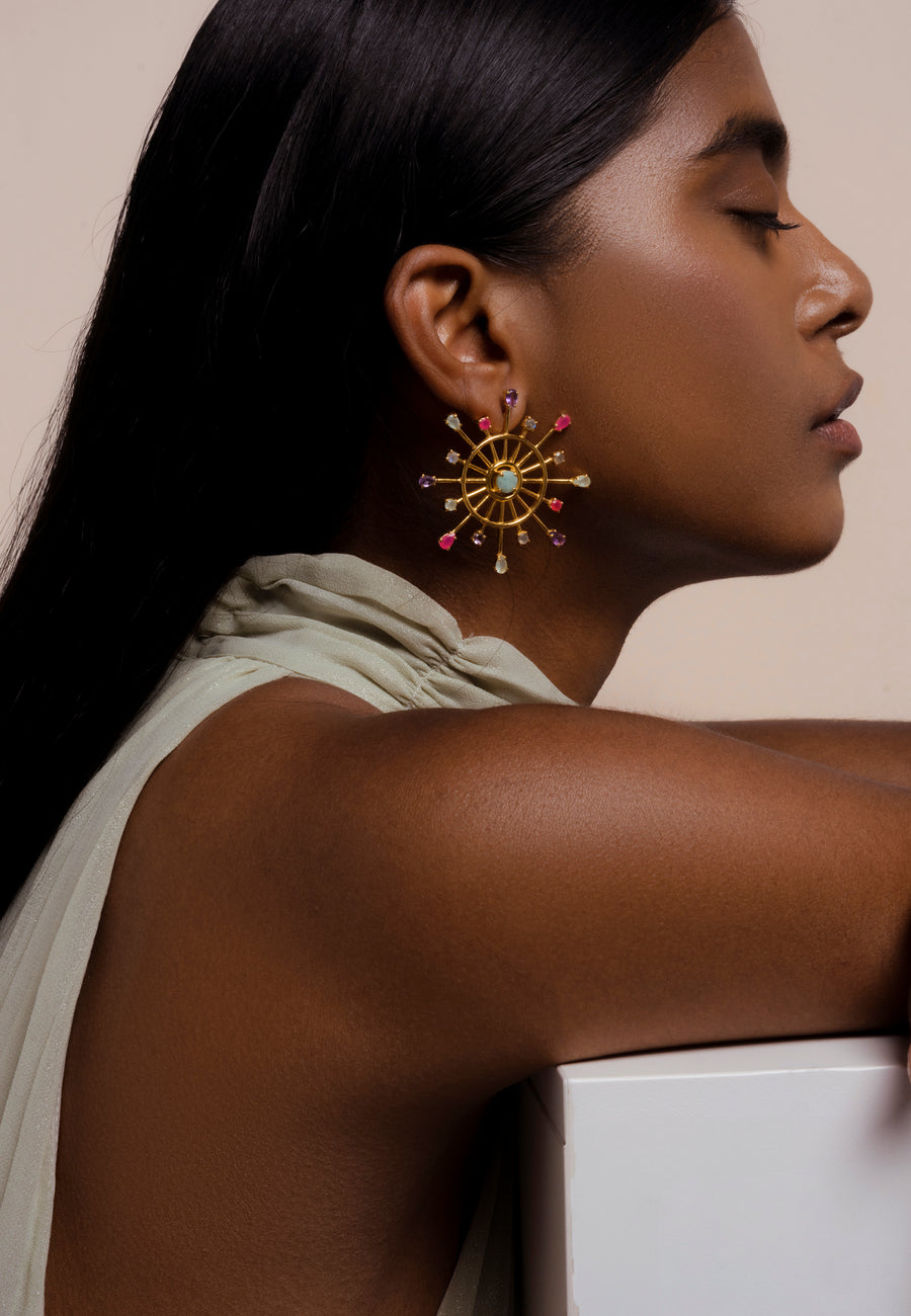 Lavani Pendientes Dharma Multicolor