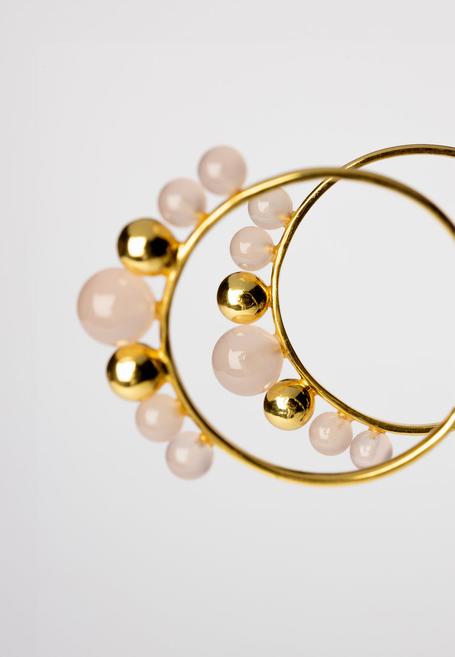 Lavani Pendientes Elara Rosa