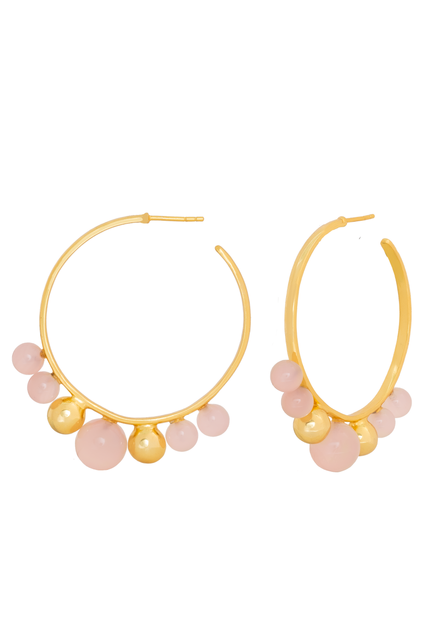 lavani Pendientes Elara Rosa