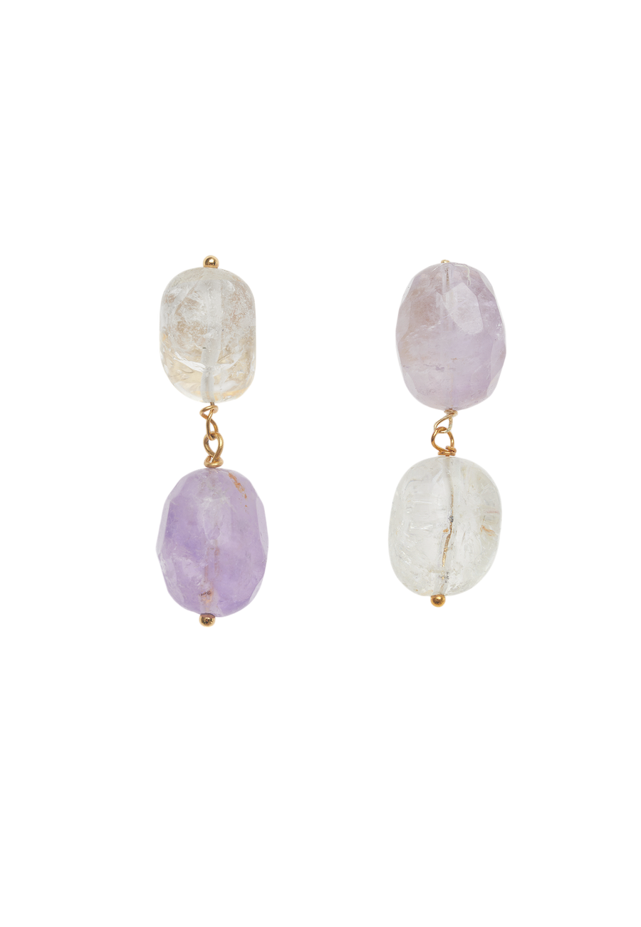 lavani Pendientes Elva Morados