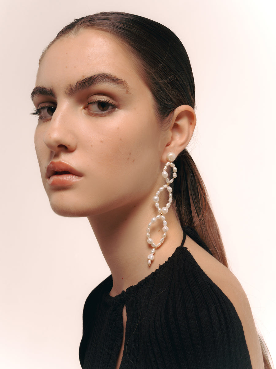 Lavani Pendientes Espiral Hikari