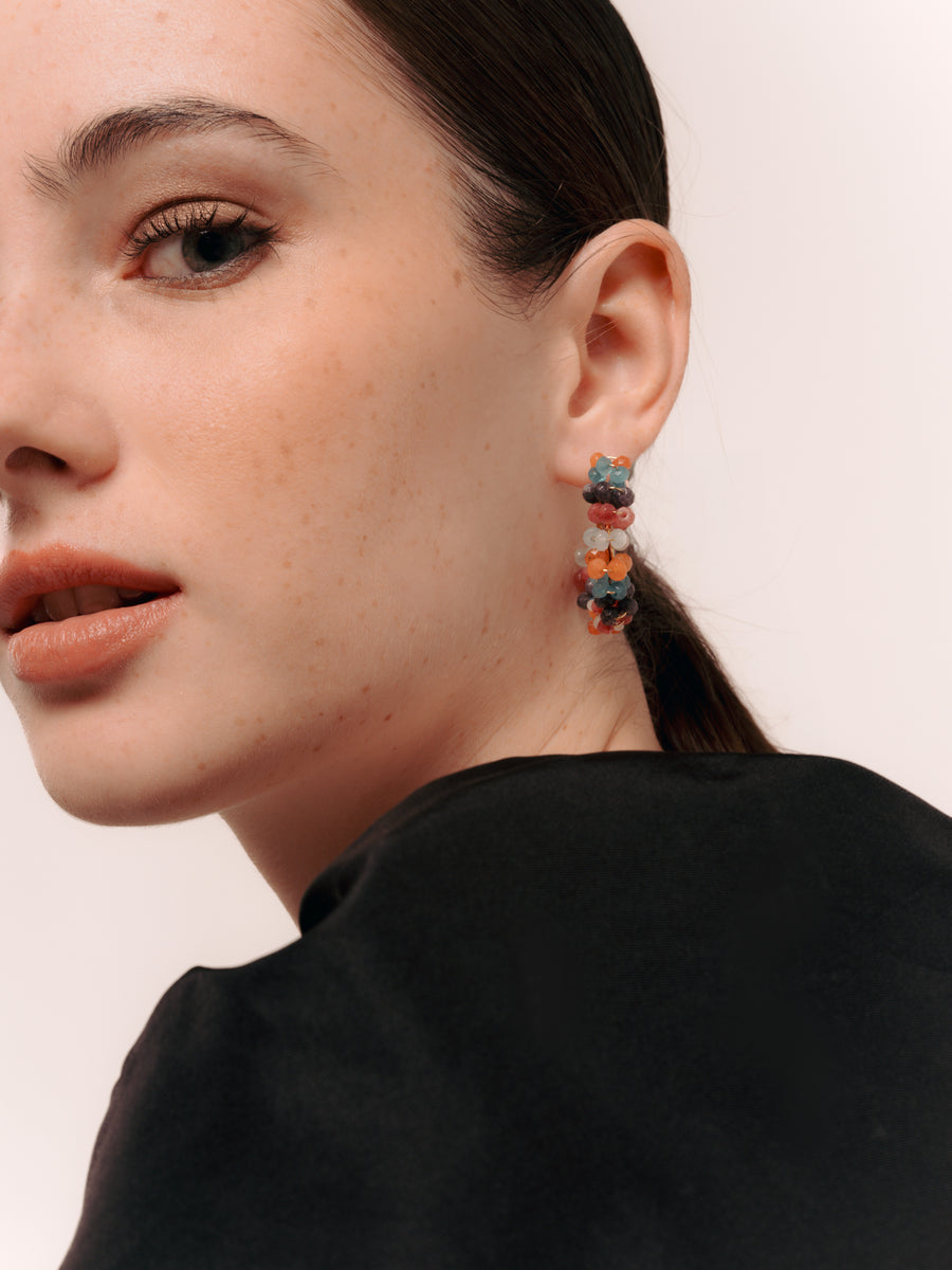 Lavani Pendientes Flaming Multicolor