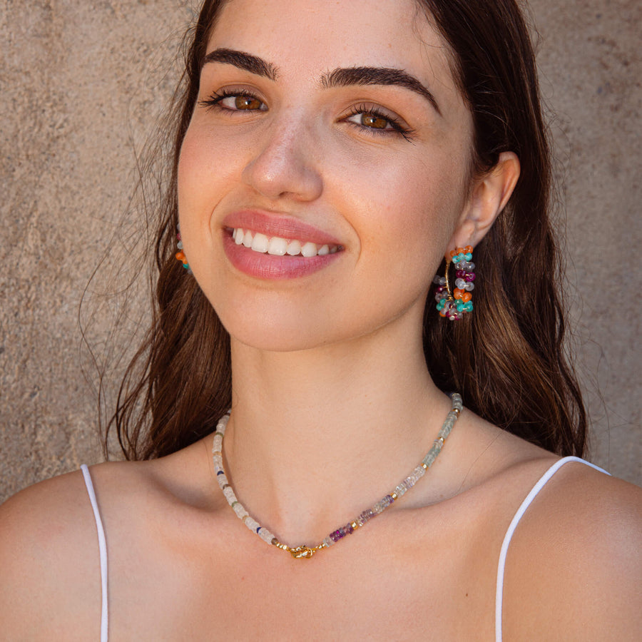 Lavani Pendientes Flaming Multicolor