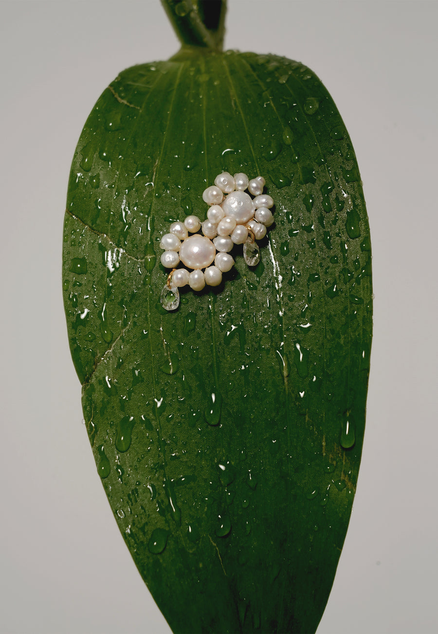 Lavani Pendientes Flor Uma