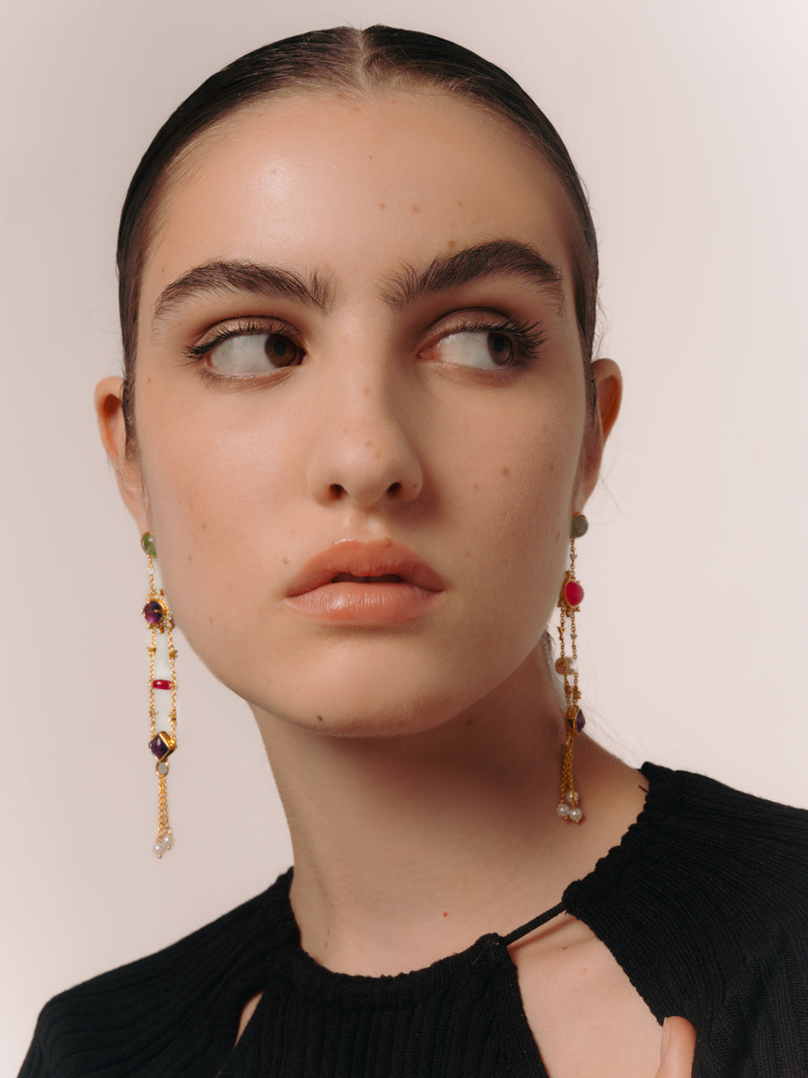 Lavani Pendientes Galatea Multicolor