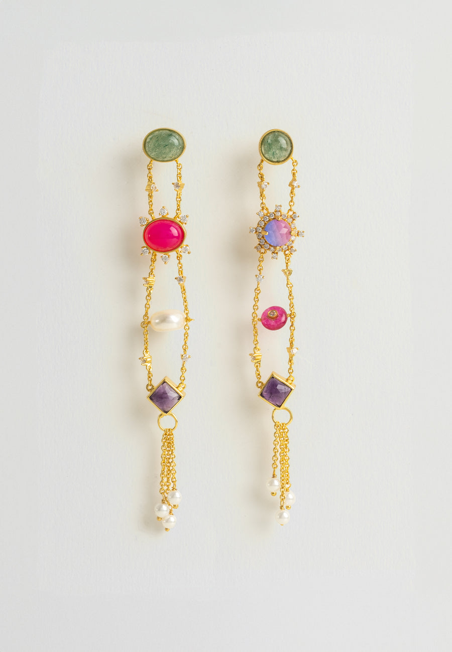 Lavani Pendientes Galatea Multicolor