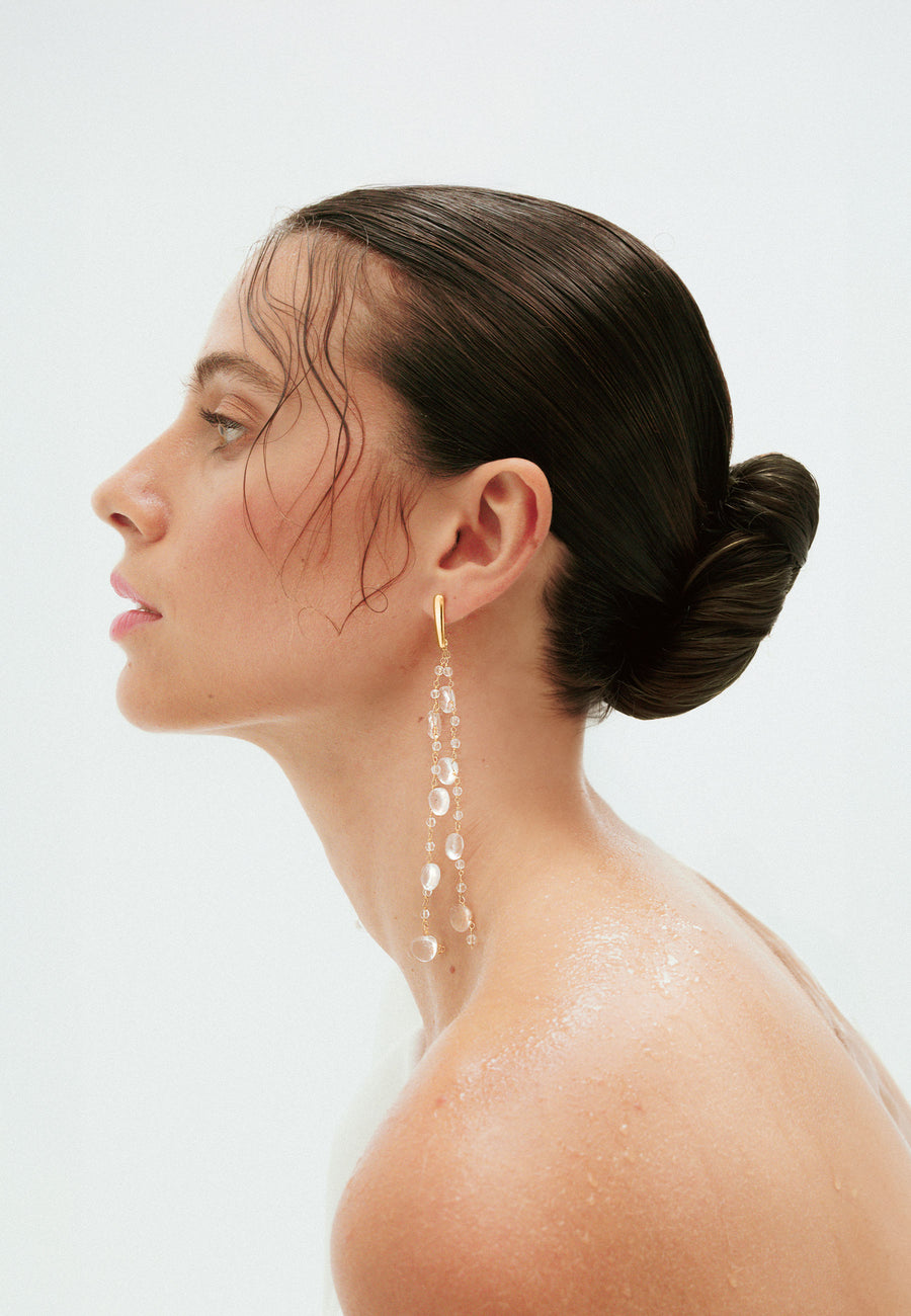 Lavani Pendientes Helene Cristales