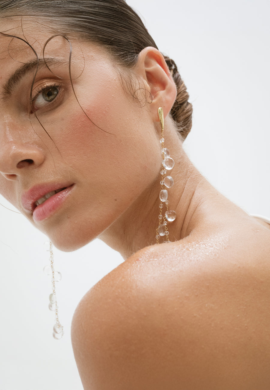 Lavani Pendientes Helene Cristales