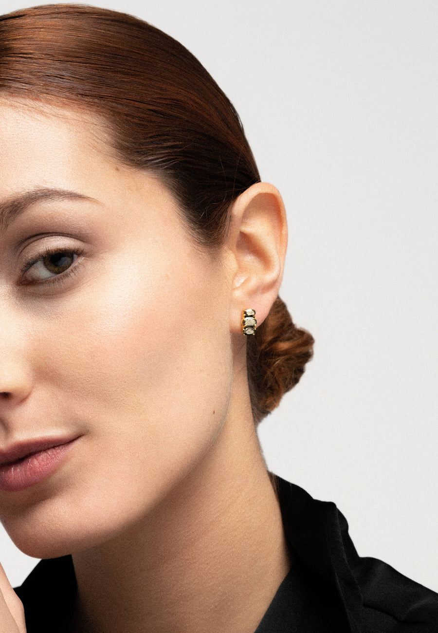 Lavani Pendientes Ios Gris