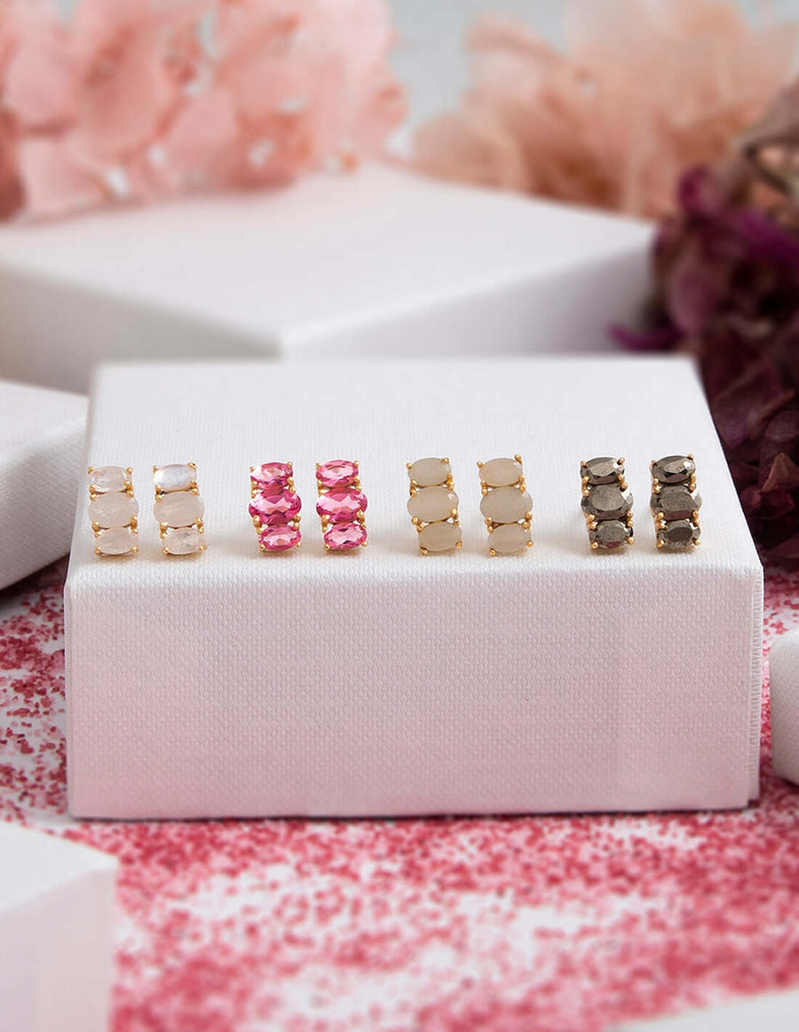 Lavani Pendientes Ios Gris