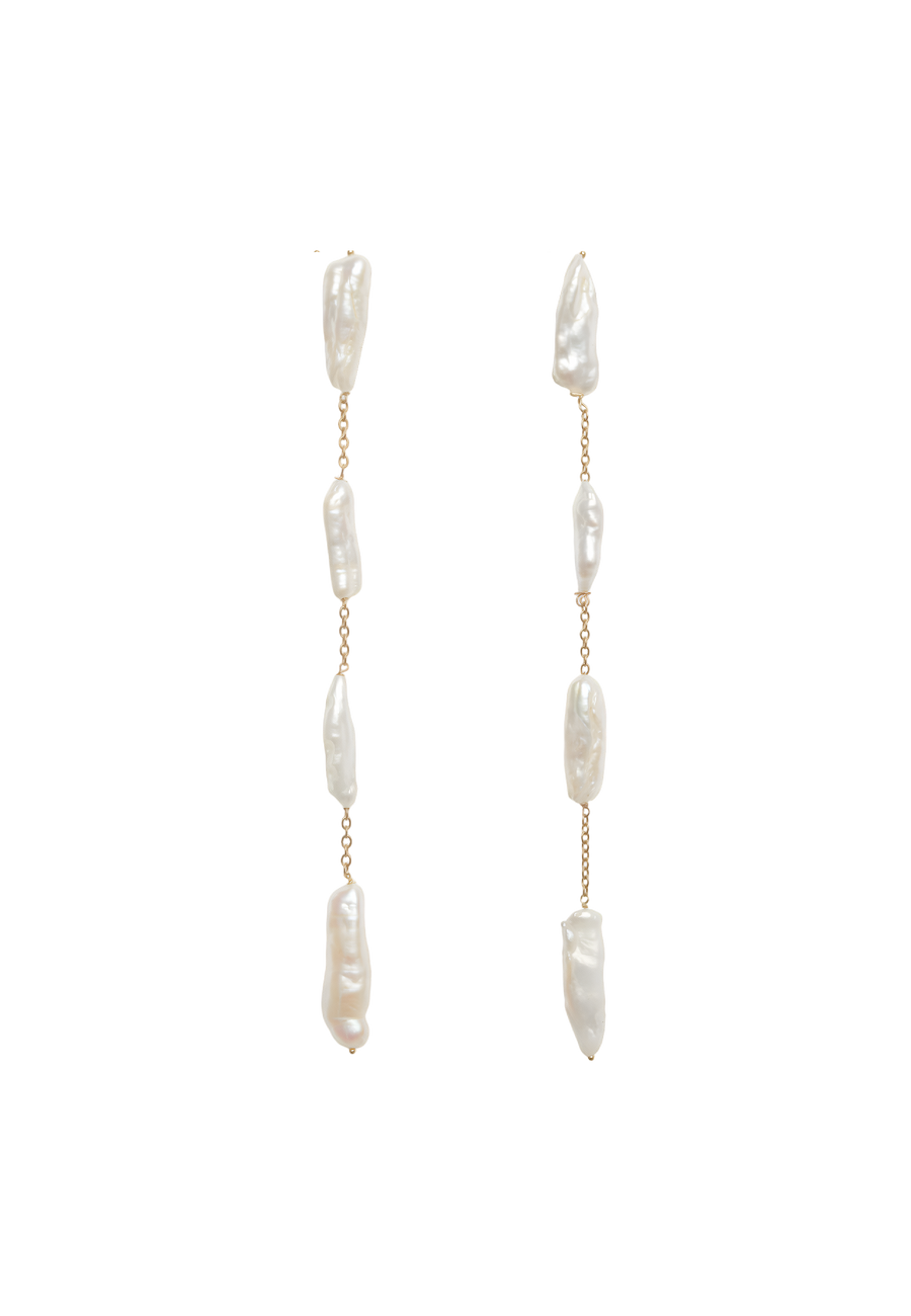 lavani Pendientes Iris Perlas Keshi