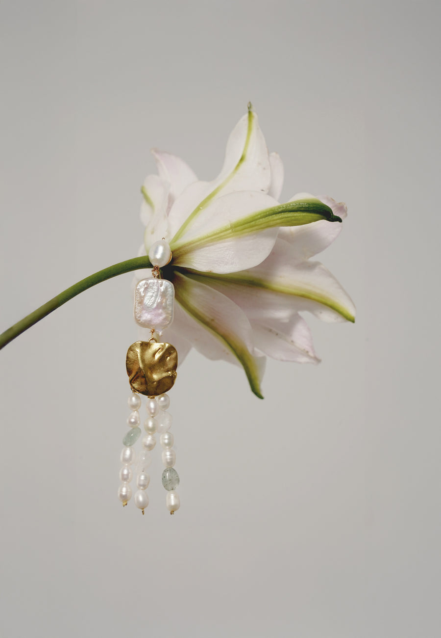 Lavani Pendientes Juno Perlas