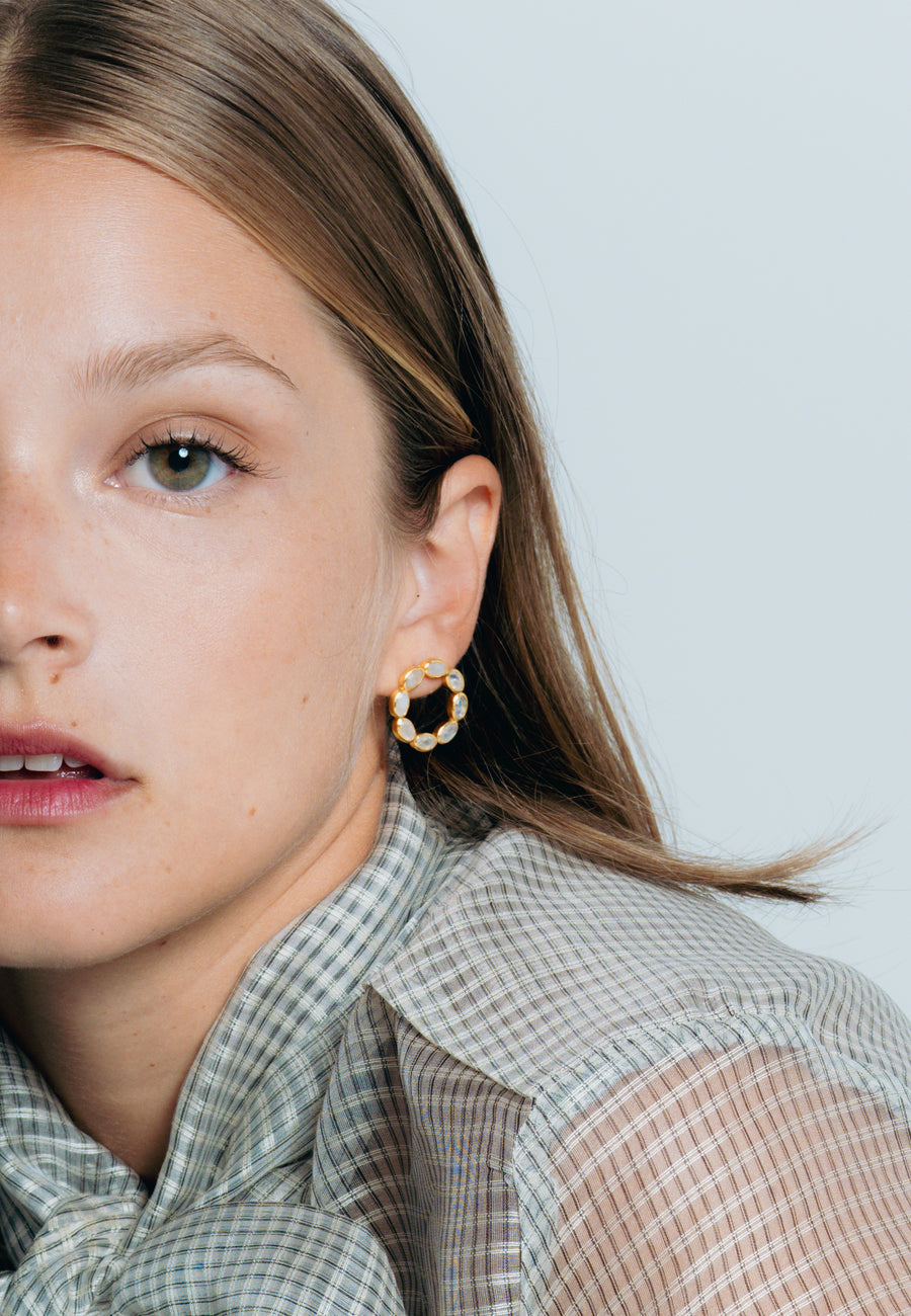 Lavani Pendientes Karma Piedraluna