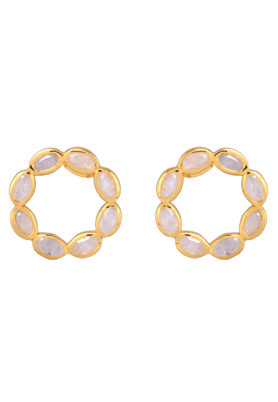 lavani Pendientes Karma Piedraluna