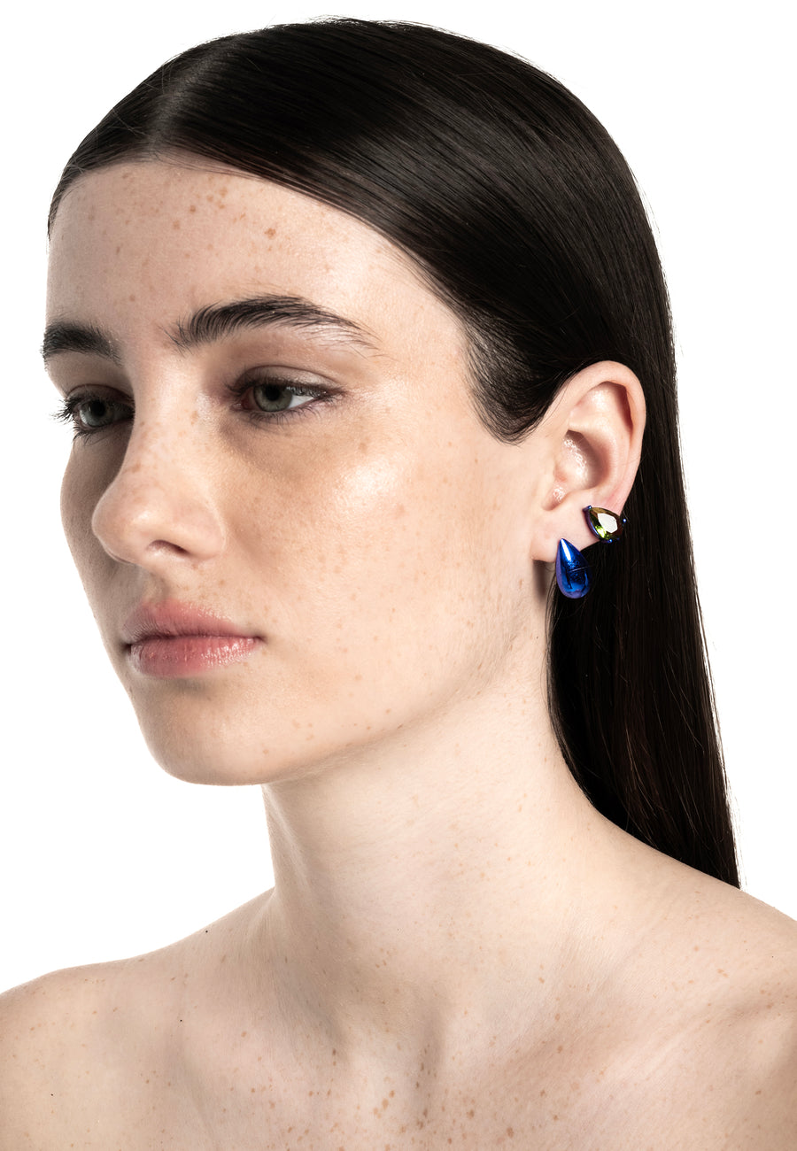 Lavani Pendientes Kusanagi Azul