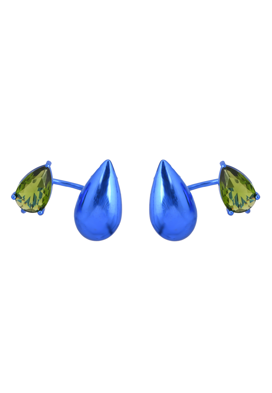 lavani Pendientes Kusanagi Azul