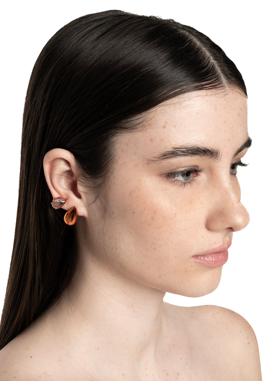 Lavani Pendientes Kusanagi Naranja