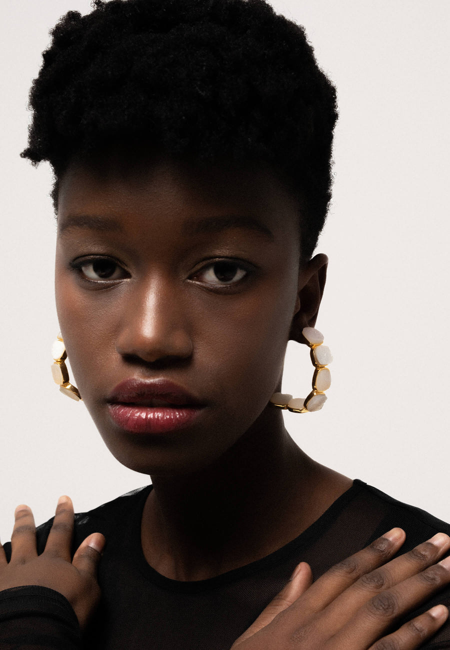 Lavani Pendientes Lavani Rainbow Blanco