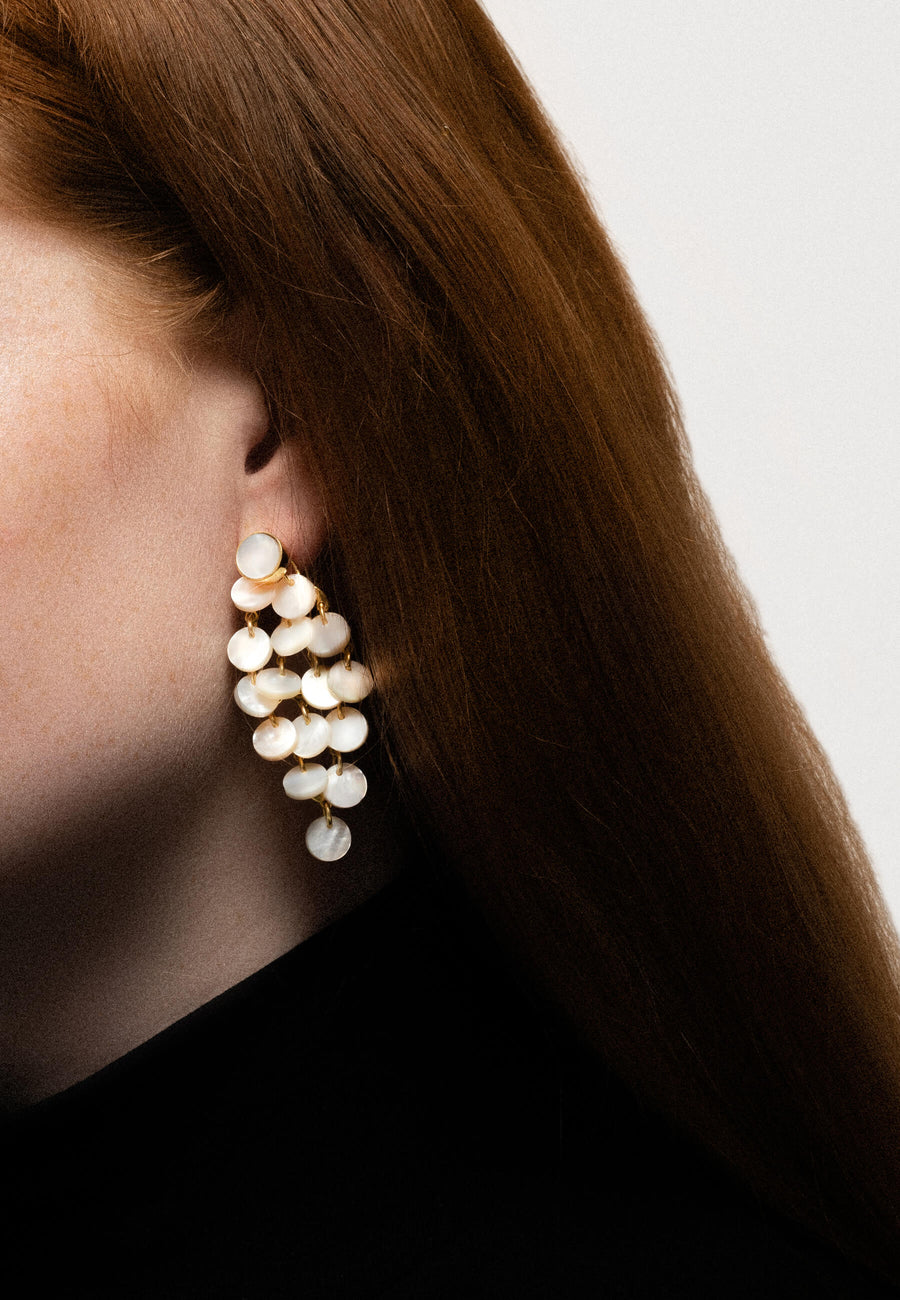 Lavani Pendientes Maldives Blanco