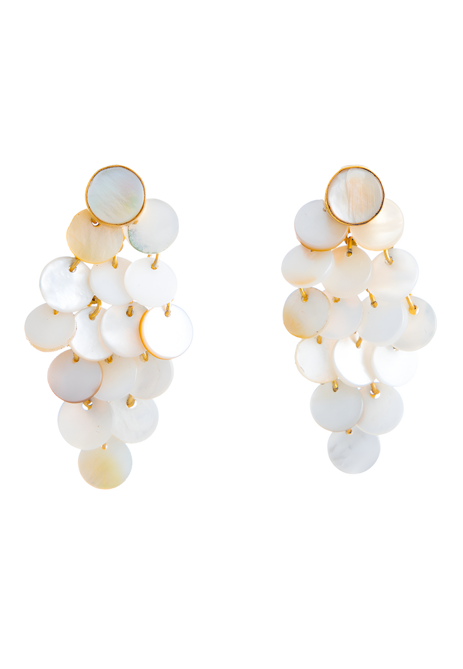 lavani Pendientes Maldives Blanco