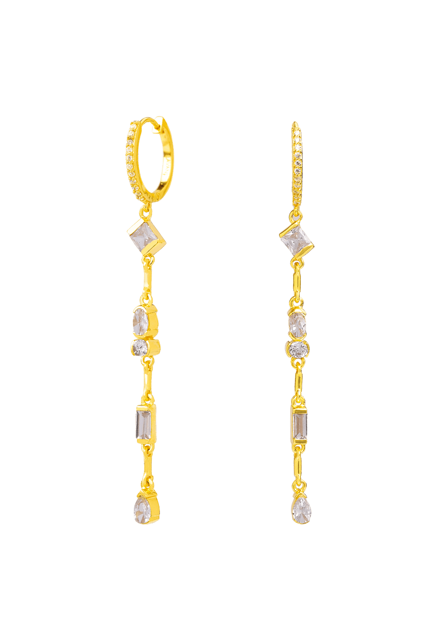 lavani Pendientes Mystere Blancos