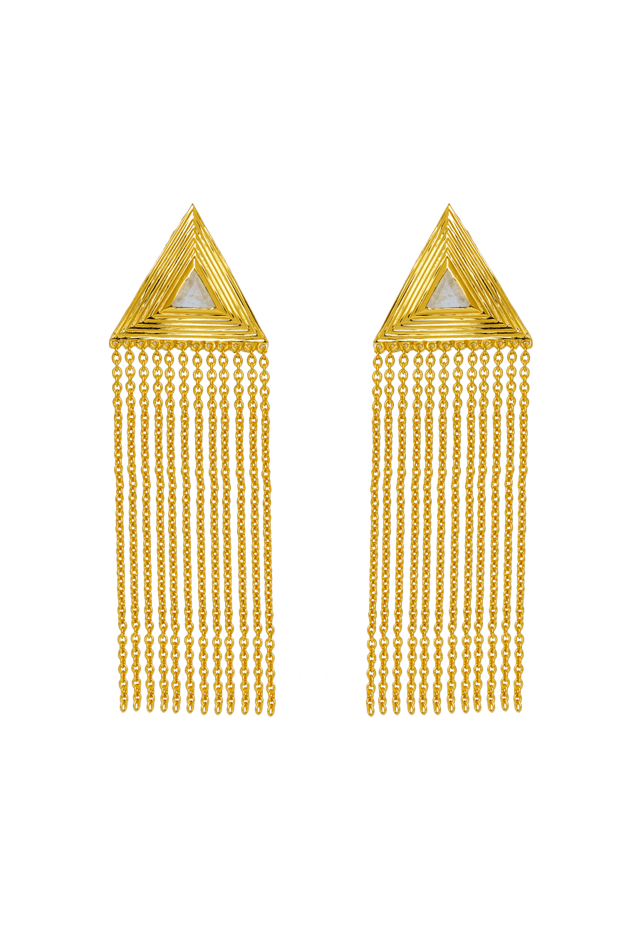 lavani Pendientes Ópera Triángulo