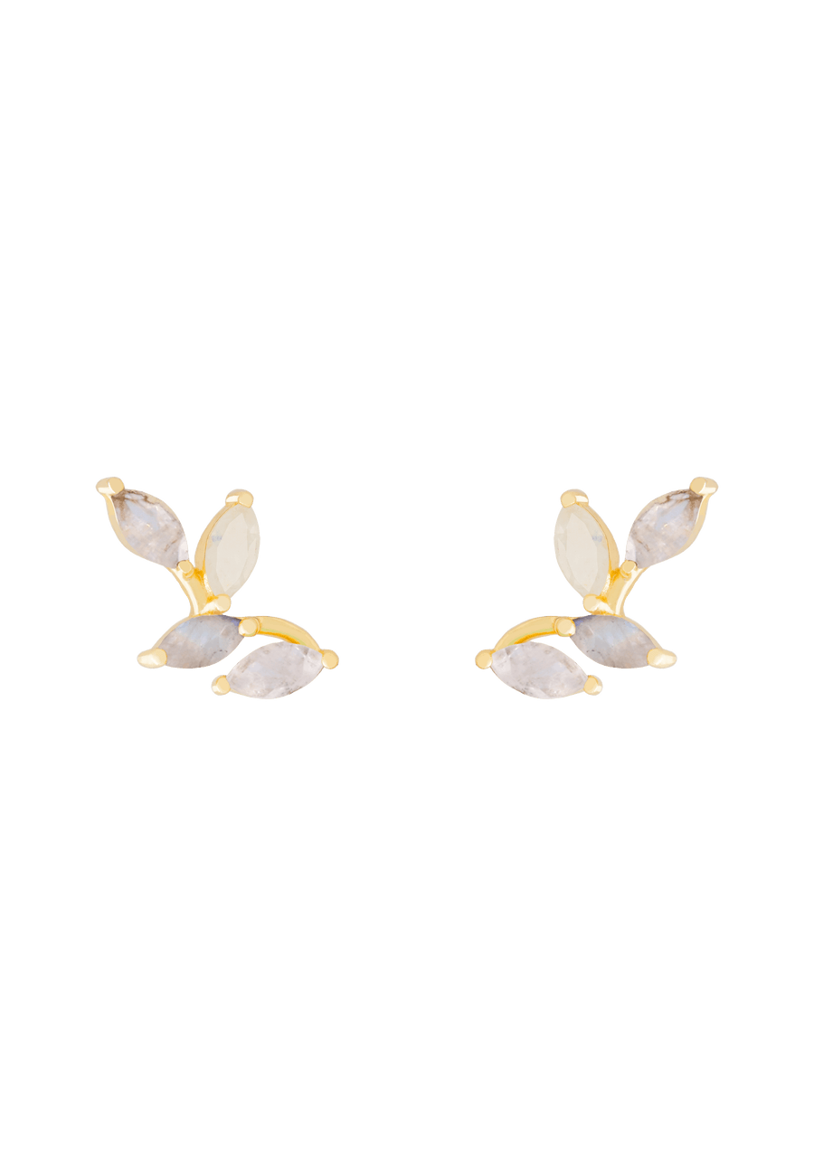 lavani Pendientes Padma Blanco