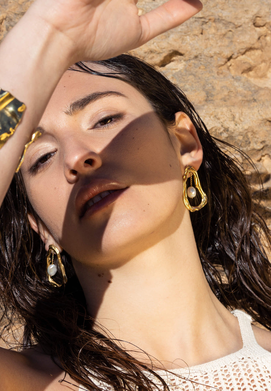 Lavani Pendientes Perlas Giselle