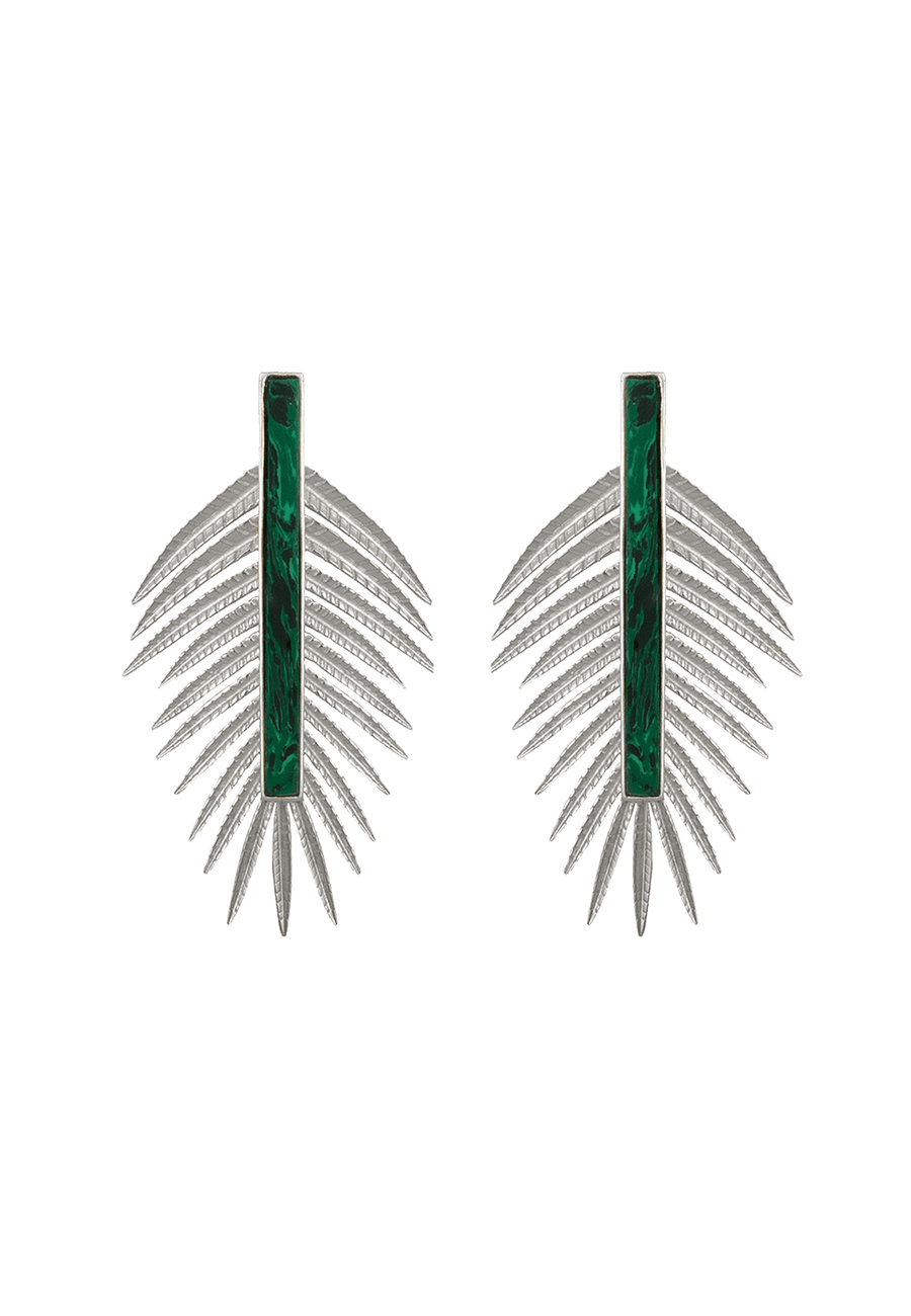 lavani Pendientes Plata Amazona