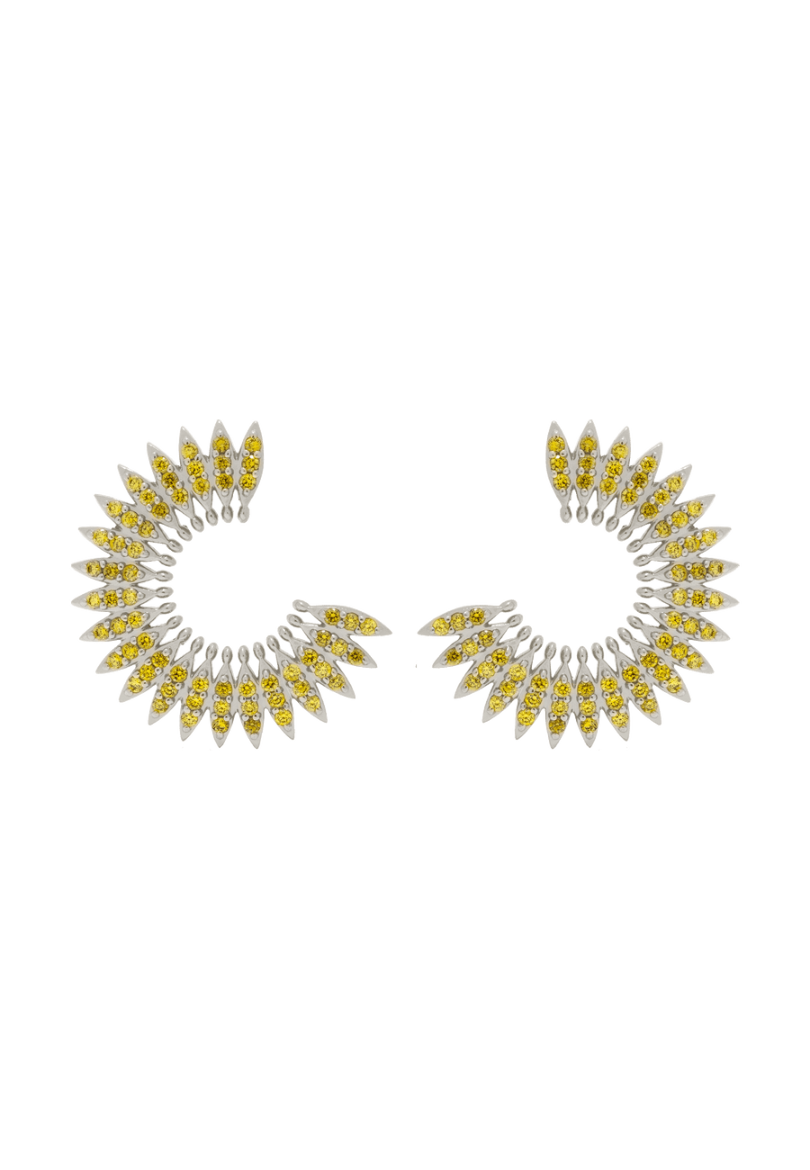 lavani Pendientes Plata Marrakech