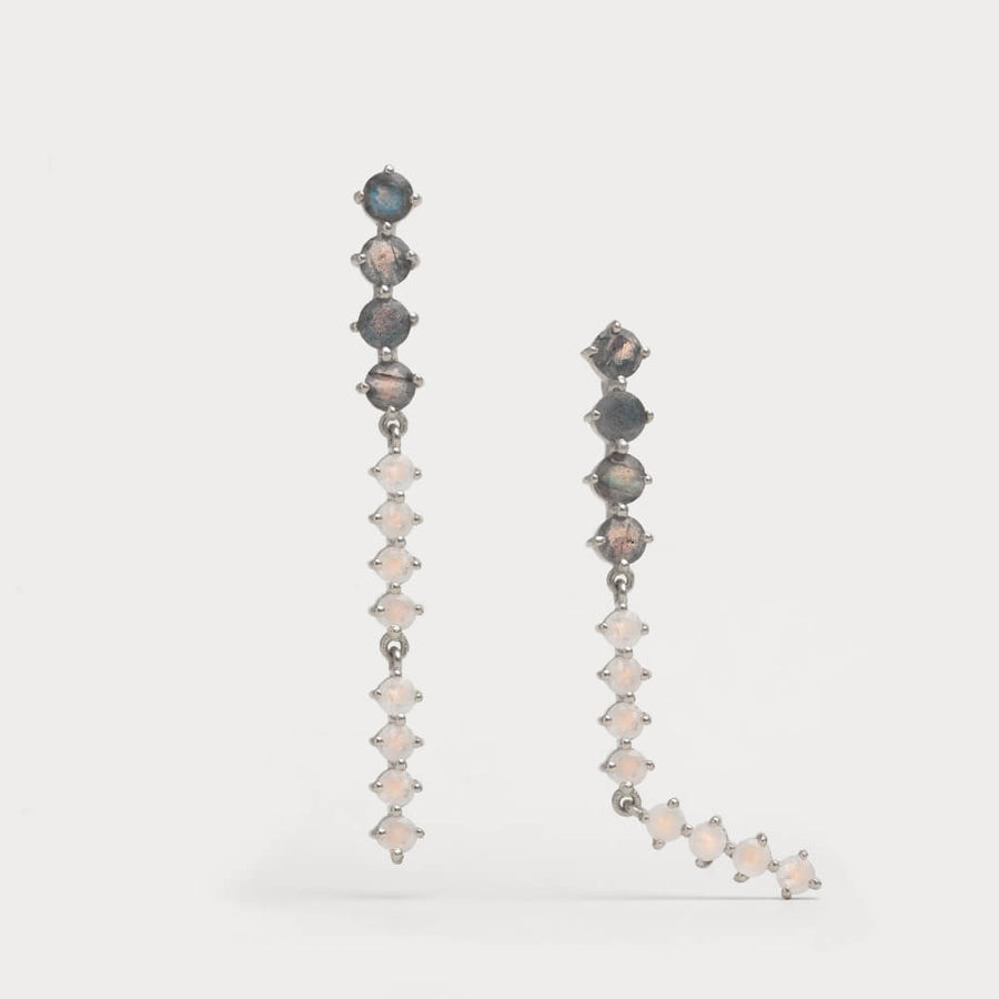 Lavani Pendientes Plata Nirelle