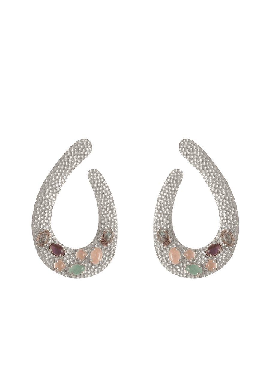 lavani Pendientes Plata Persia