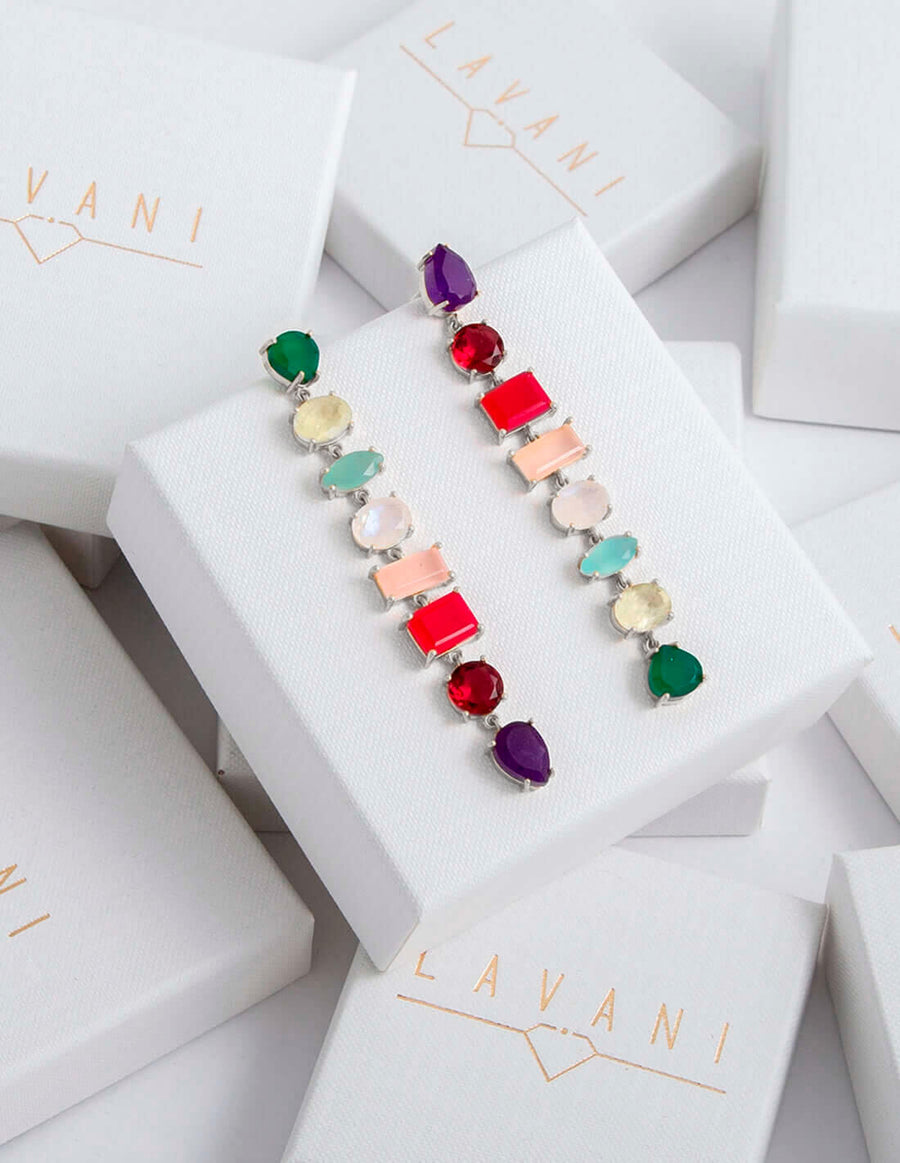 Lavani Pendientes Plata Portobello