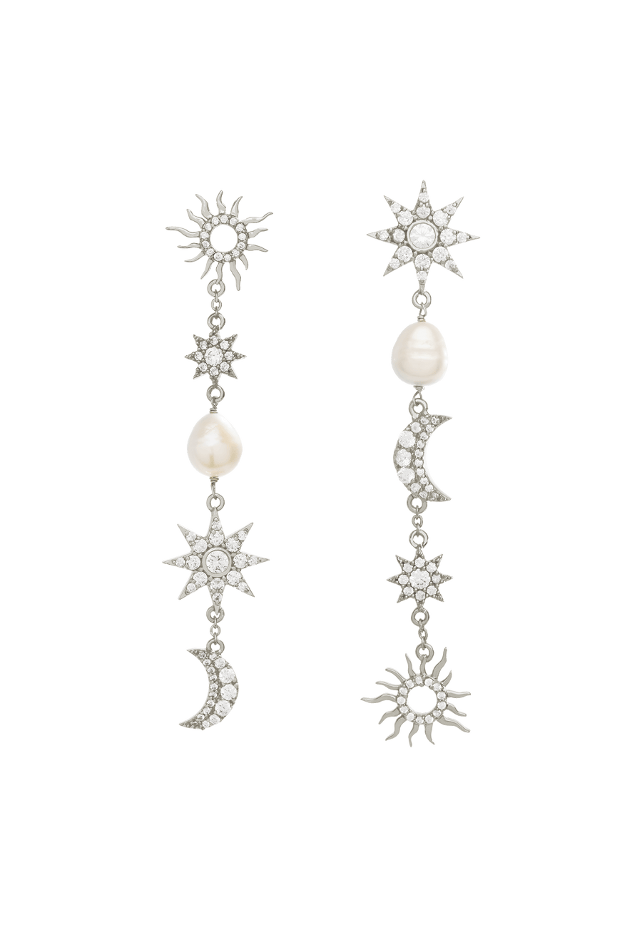 lavani Pendientes Plata The Justice