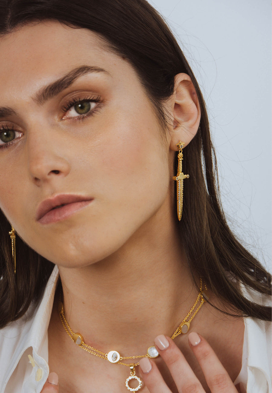 Lavani Pendientes Queen Of Swords