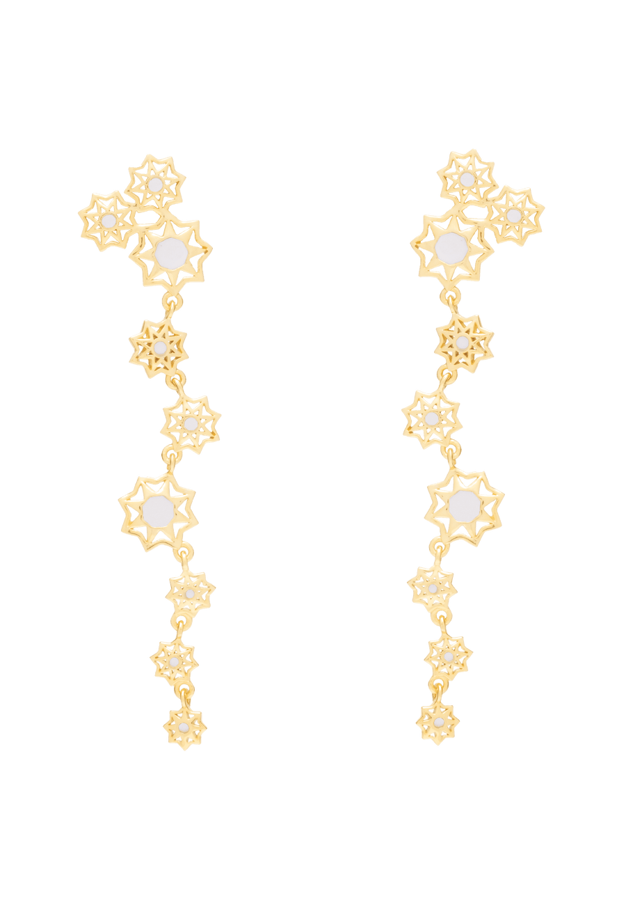 lavani Pendientes Rhapsody Blanco