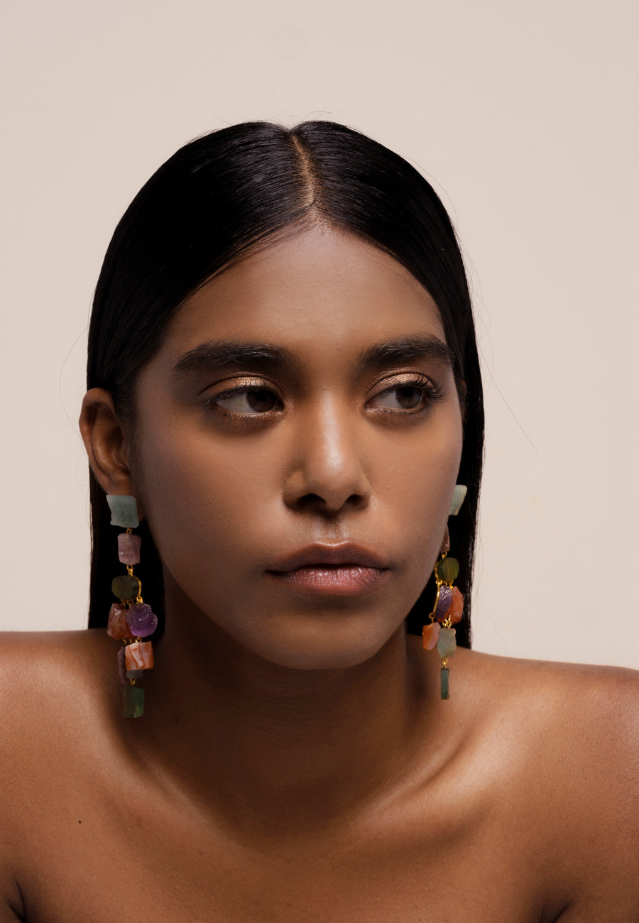 Lavani Pendientes Rising Multicolor