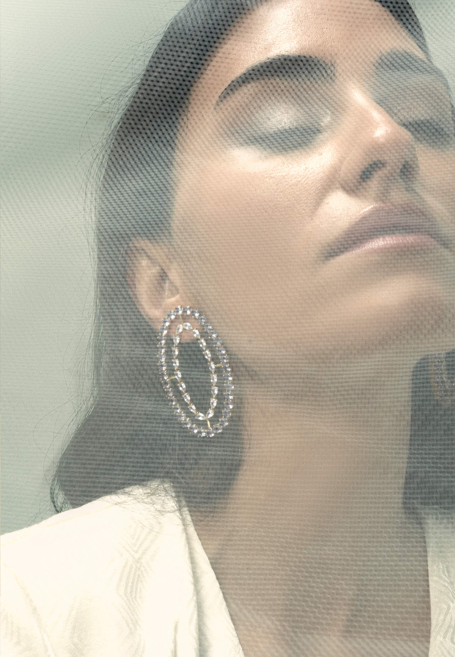 Lavani Pendientes Rivoli Blancos