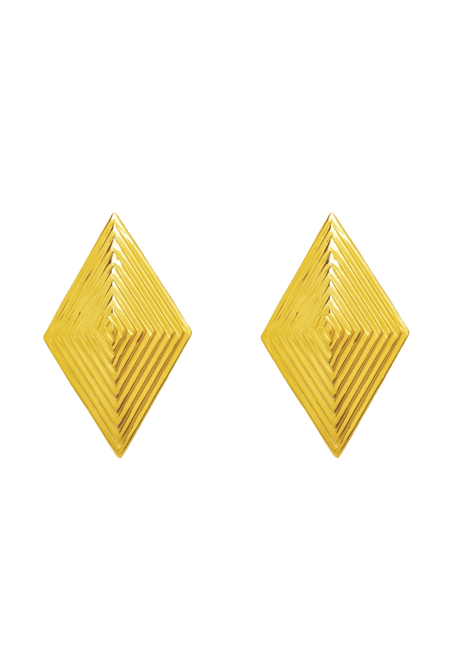 lavani Pendientes Rombo Barcelona