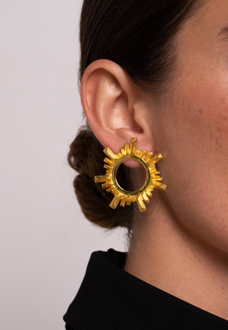 Lavani Pendientes Rosetón Emile