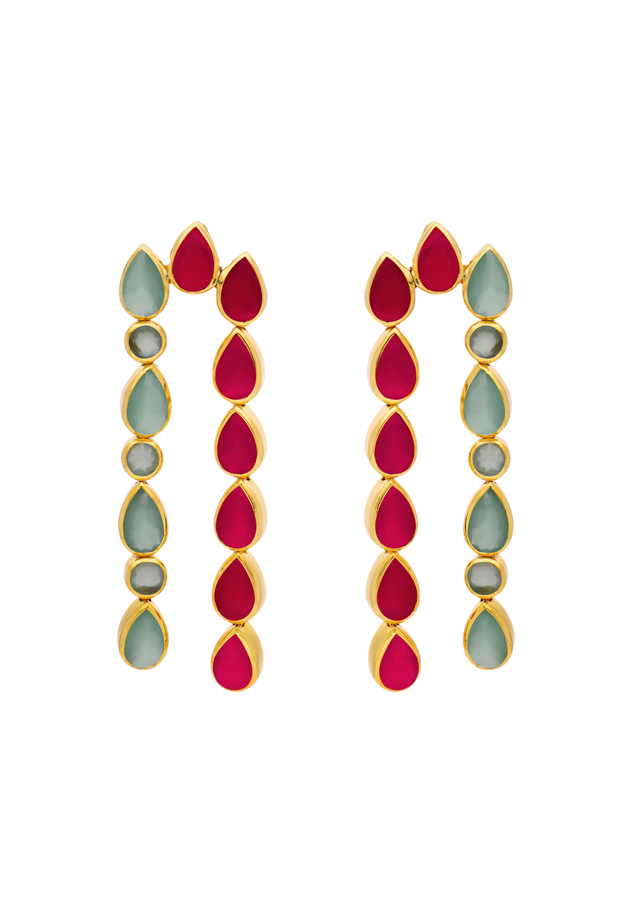 lavani Pendientes Samsara Aguamarina