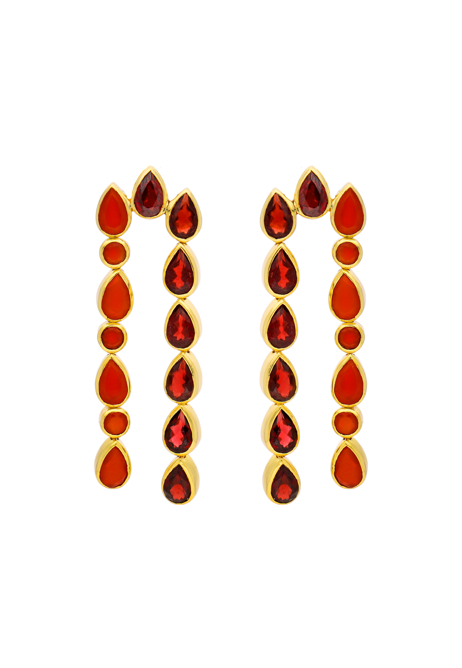 lavani Pendientes Samsara Granate