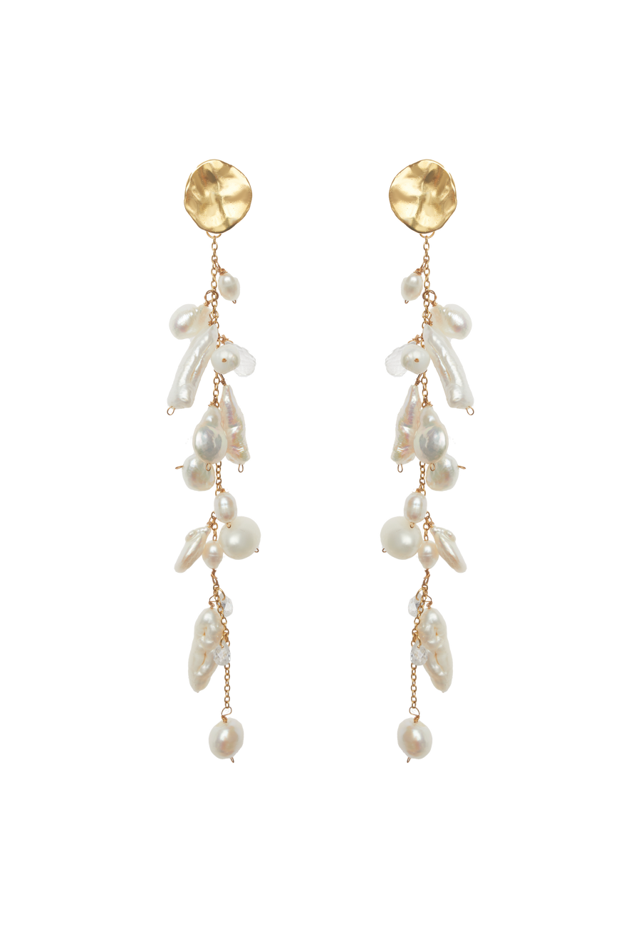 lavani Pendientes Siena Perlas