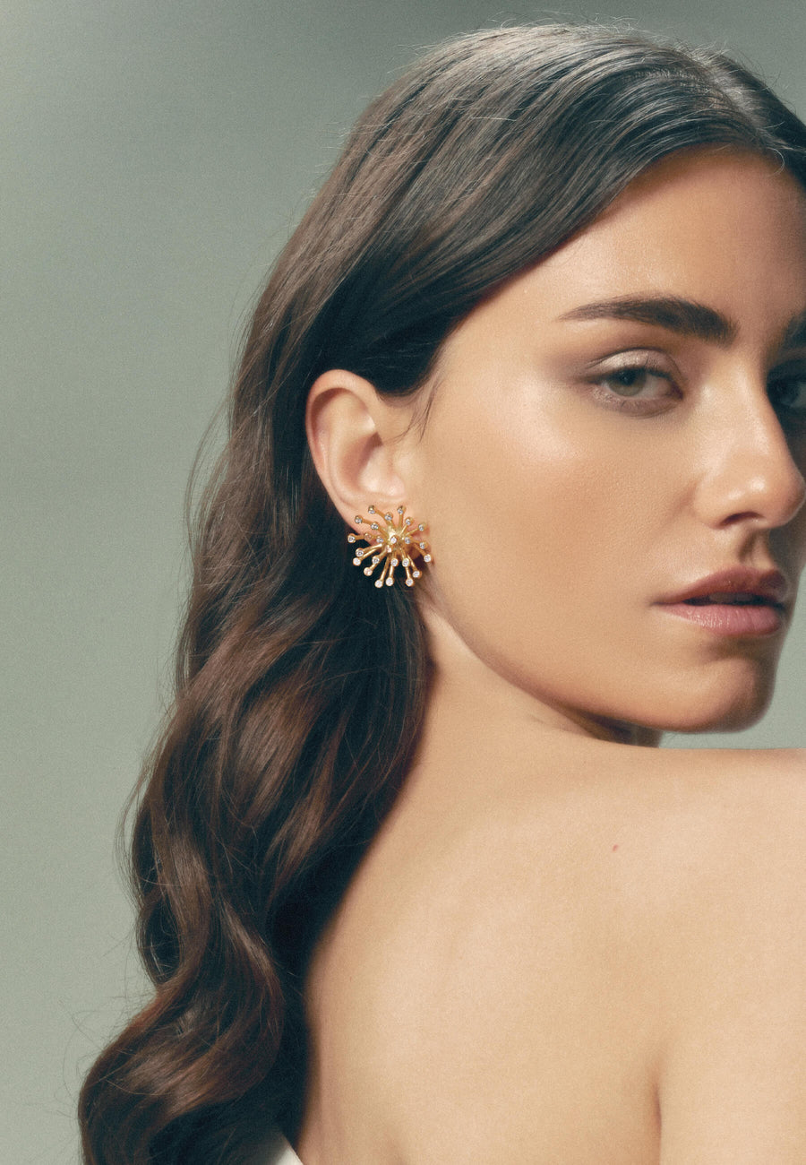 Lavani Pendientes The Tourist Blanco