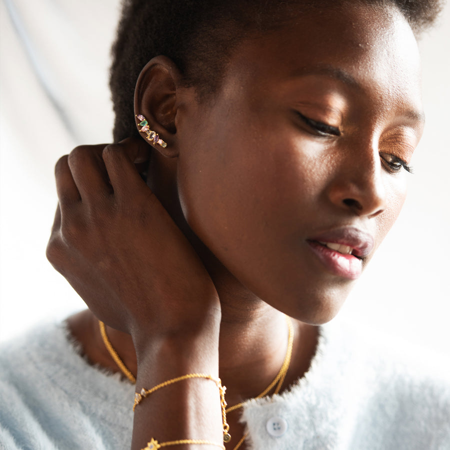 Lavani Pendientes Trepadores Irina